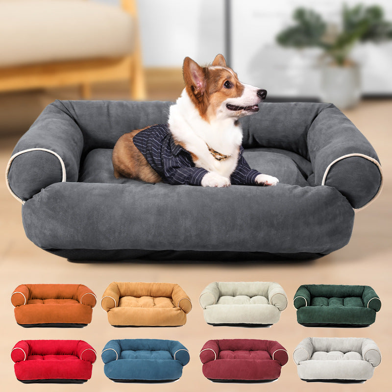 Luxury Plush Dog Sofa Bed: A Cozy Retreat for Your Furry Friend