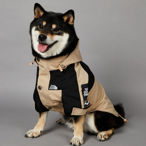Keep Your Pup Stylish and Cozy with the Khaki Dog Pet Shell Jacket