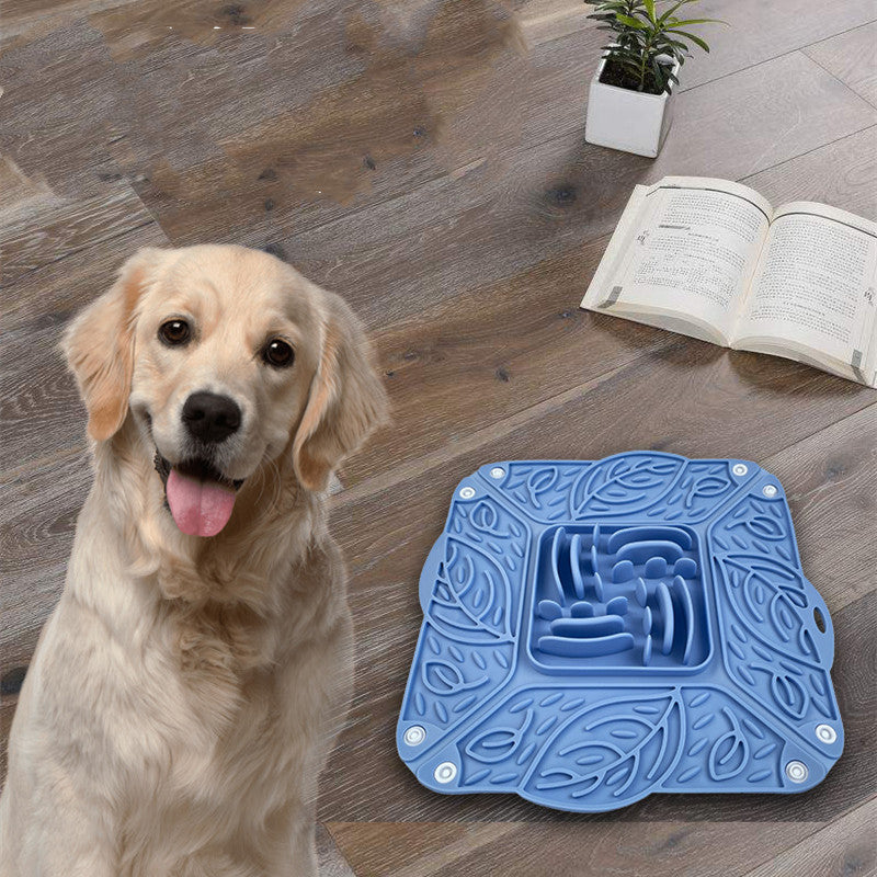 Enhance Your Pet's Dining Experience with Our Silicone Foldable Slow Food Mat
