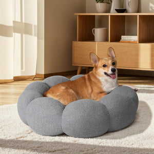 The Ultimate Comfort for Your Furry Friend: Calming Fluffy Flower Pet Bed