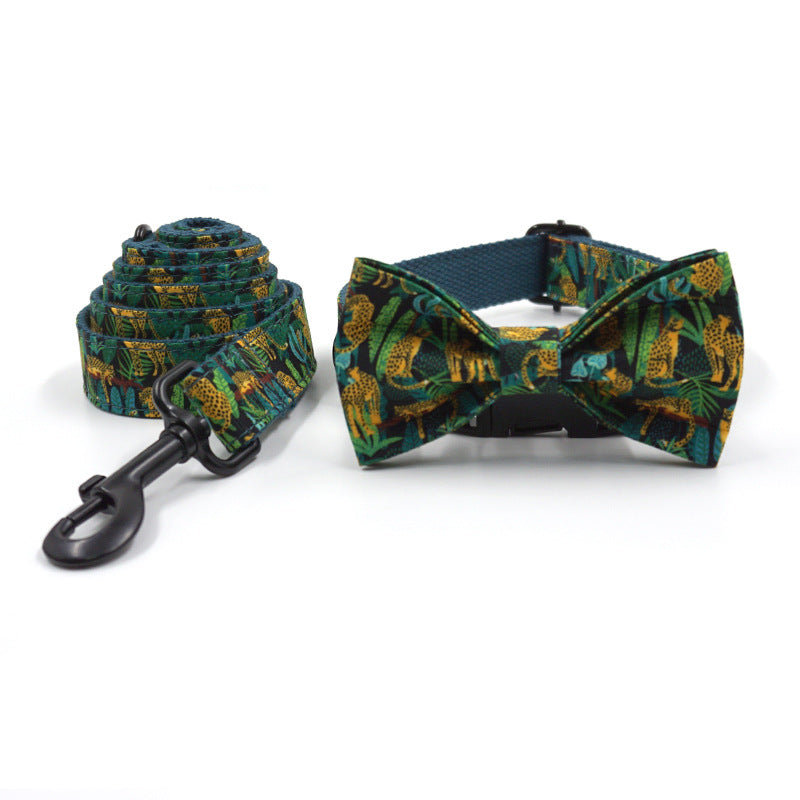 The Perfect Pet Accessory: Pet Bowknot Collar Leash