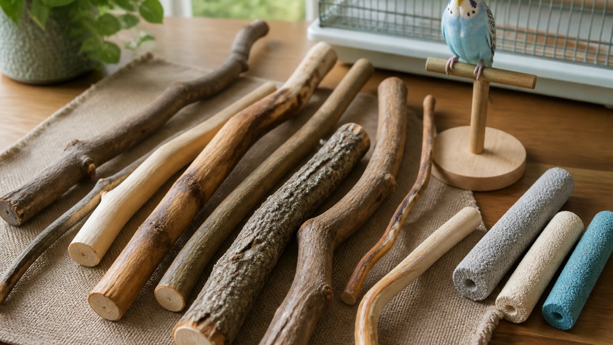 Best Perch Materials for Elderly Birds