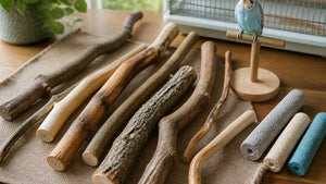 Best Perch Materials for Elderly Birds