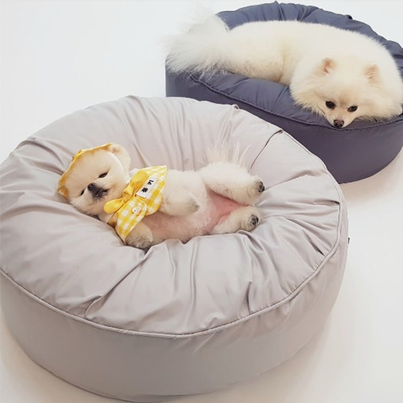 The Ultimate Comfort for Your Furry Friend: Pet Moisture-proof Large Round Bed