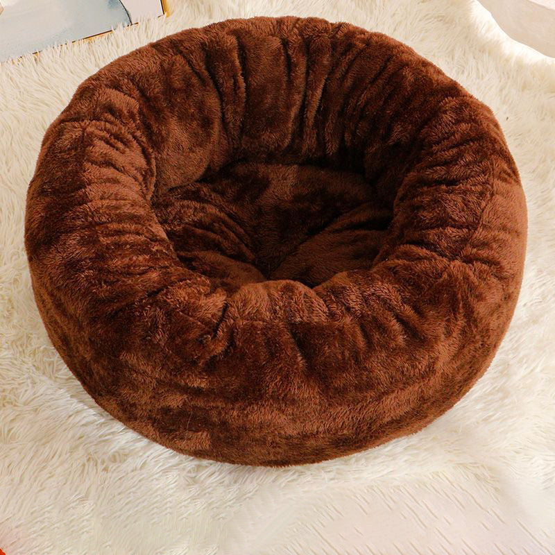Pet Long Plush Warm Bed
