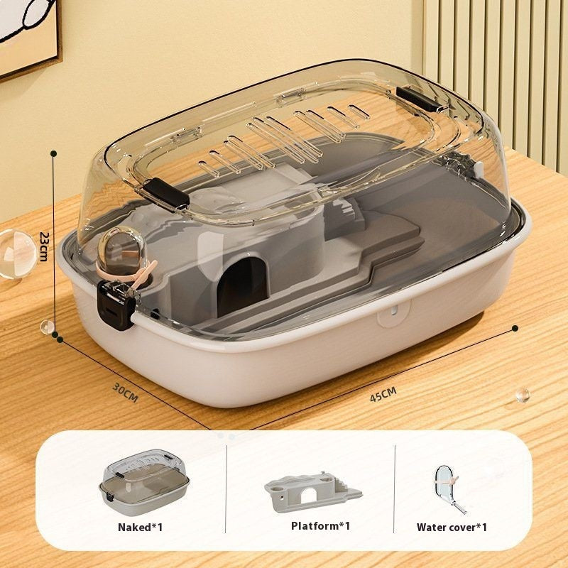 Hamster Special Oversized Transparent Acrylic Cage