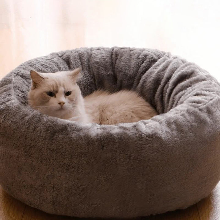 Pet Long Plush Warm Bed