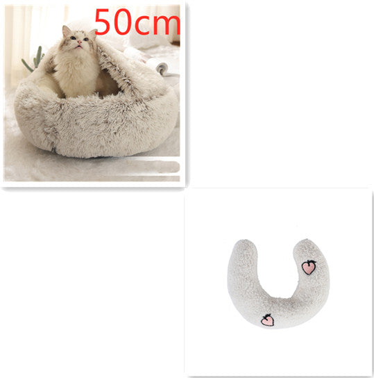 2 In 1 Long Plush Pets Bed