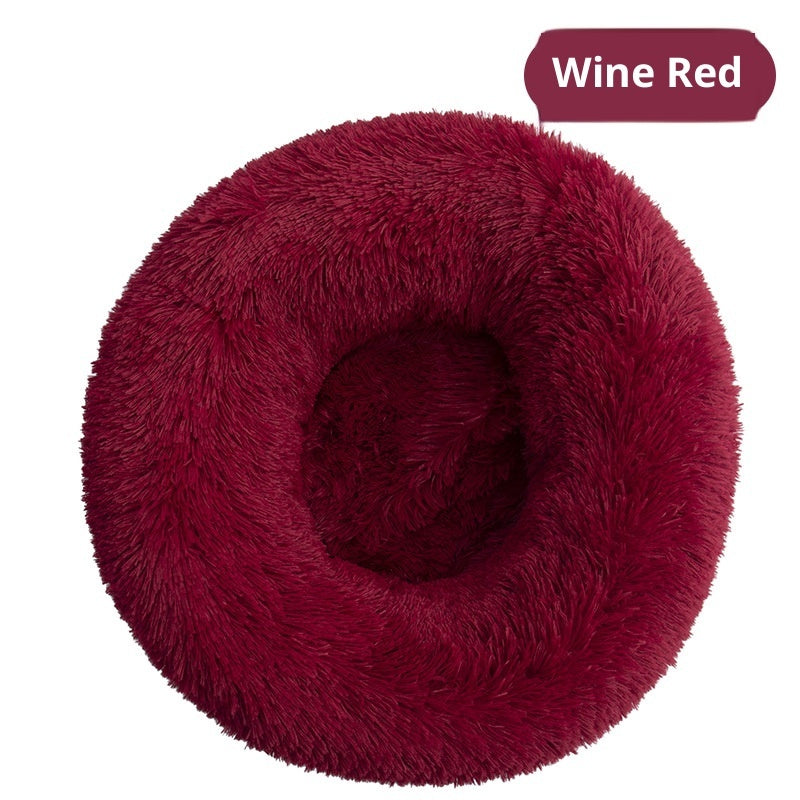 Pet Plush Winter Warm Bed