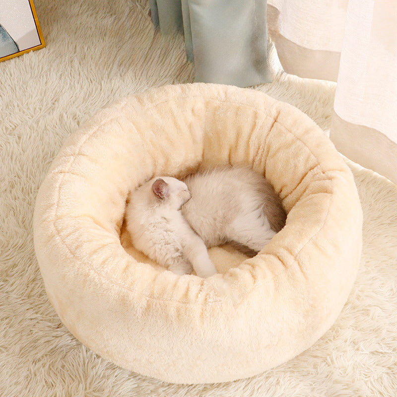 Pet Long Plush Warm Bed