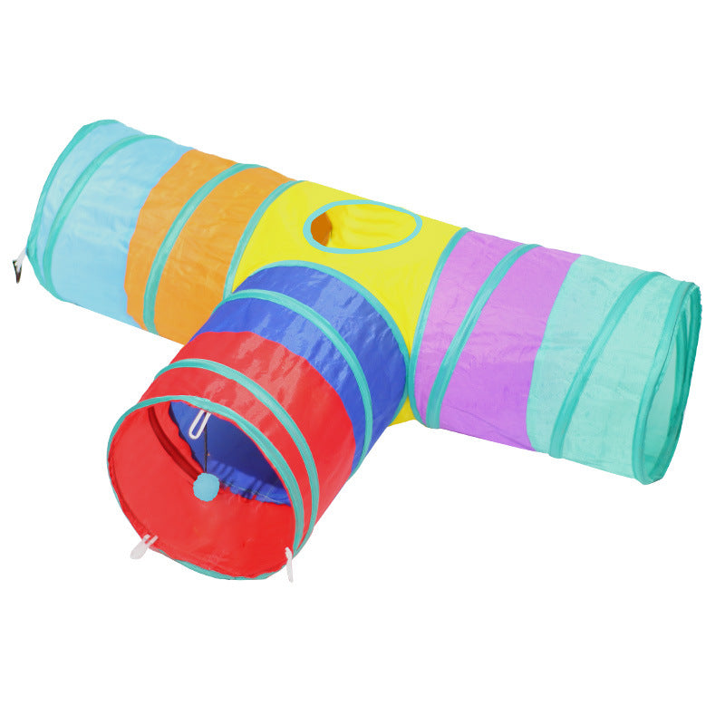 Foldable Pet Tunnel Climbing Path Toys
