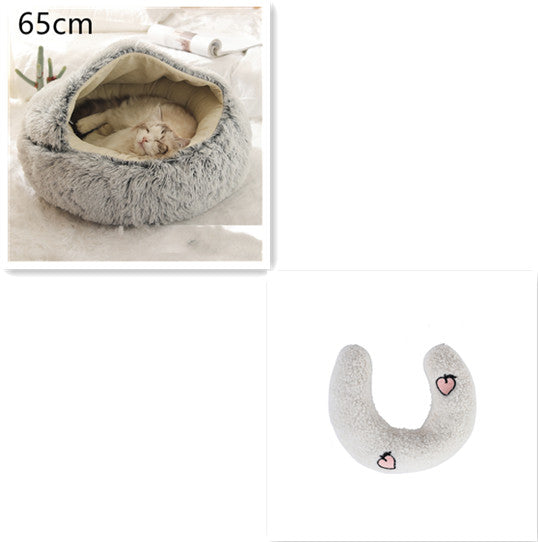 2 In 1 Long Plush Pets Bed
