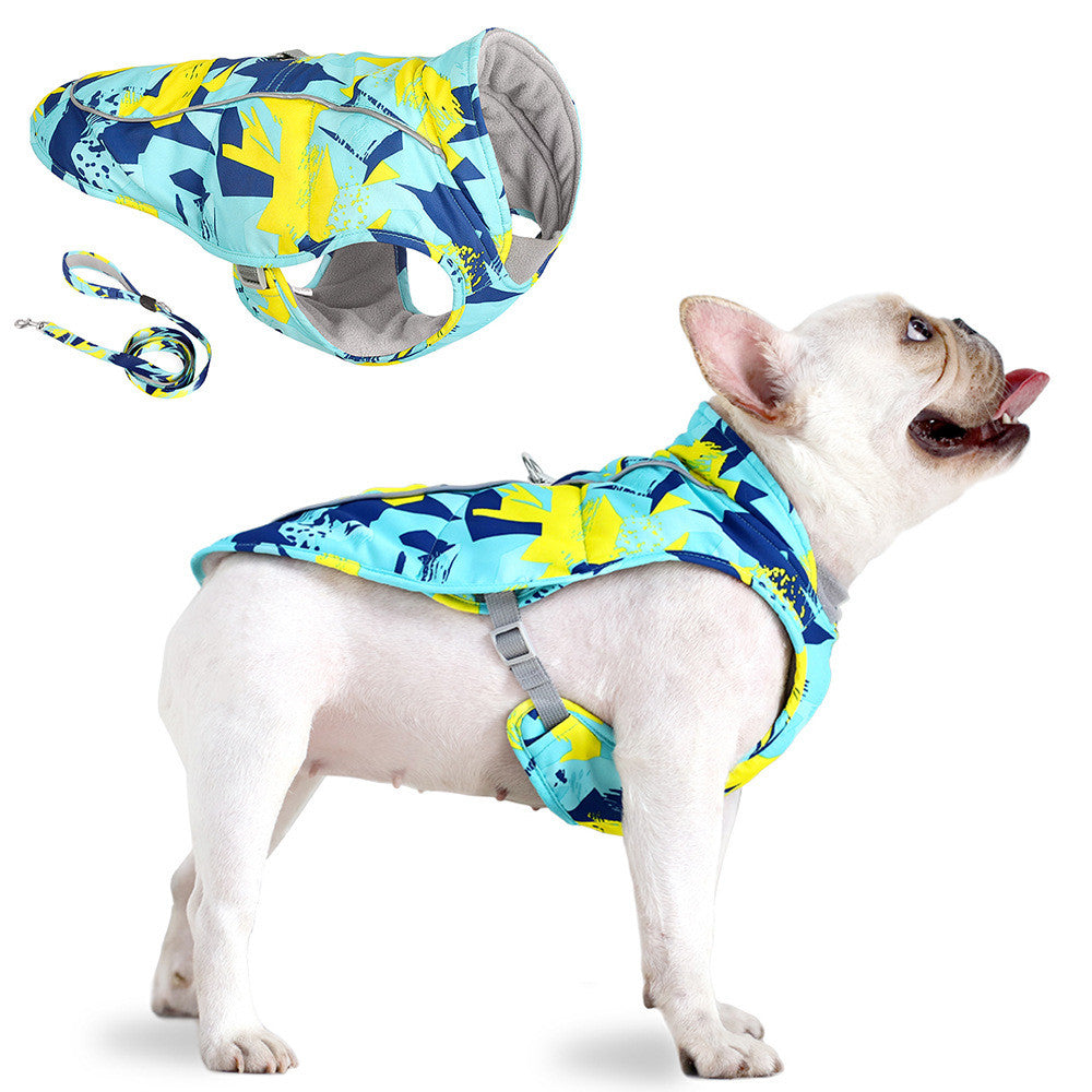 Pet Waterproof Reflective Cotton Clothes