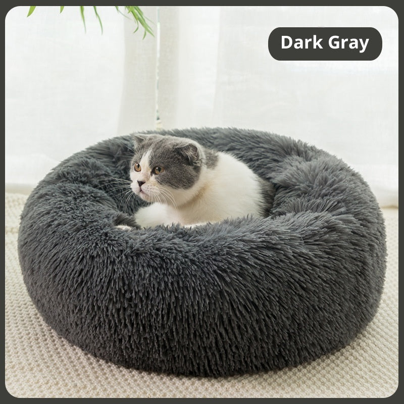 Pet Plush Winter Warm Bed