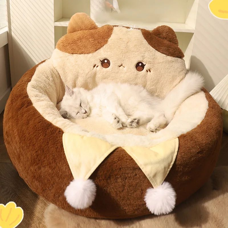 Round Winter Warm Deep Bed