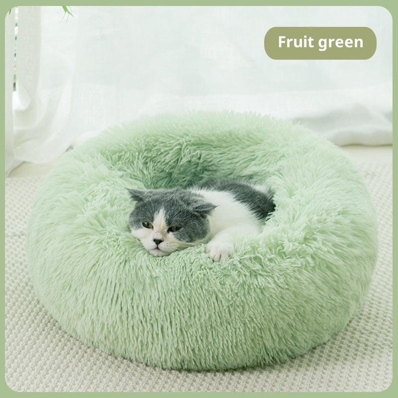 Pet Plush Winter Warm Bed