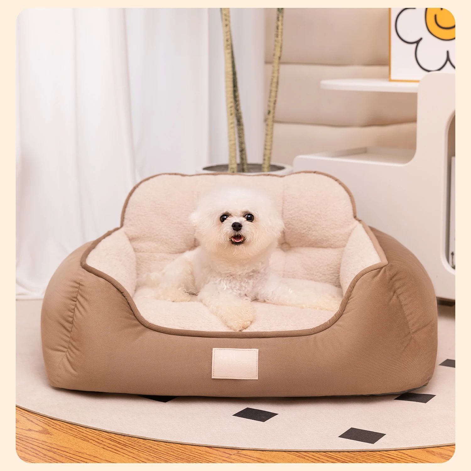 Cozy Plush Pet Warm Washable Bed
