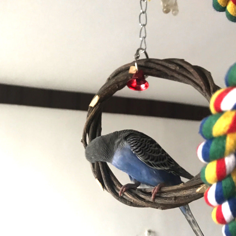 Bird Standing Frame Chewing Toy Bird Cage