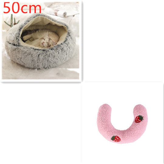 2 In 1 Long Plush Pets Bed
