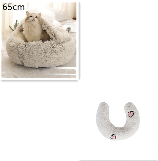 2 In 1 Long Plush Pets Bed