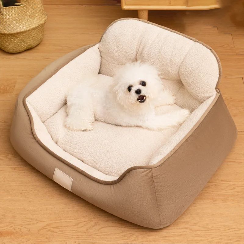 Cozy Plush Pet Warm Washable Bed