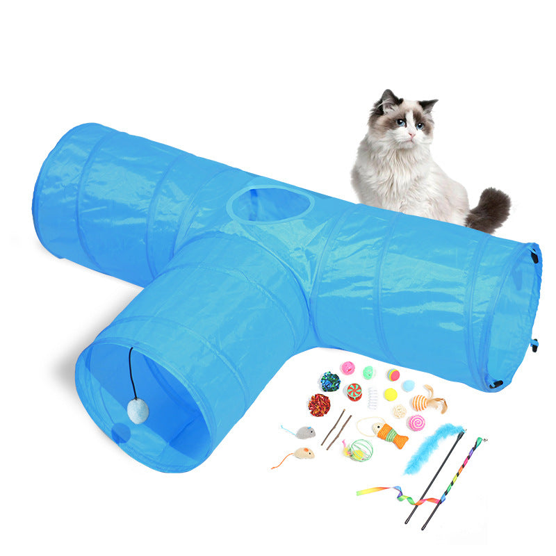Foldable Pet Tunnel Climbing Path Toys