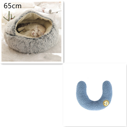 2 In 1 Long Plush Pets Bed