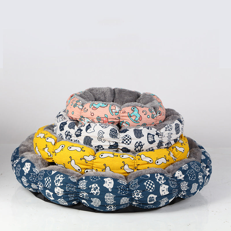 Pet Calming Donut Bed
