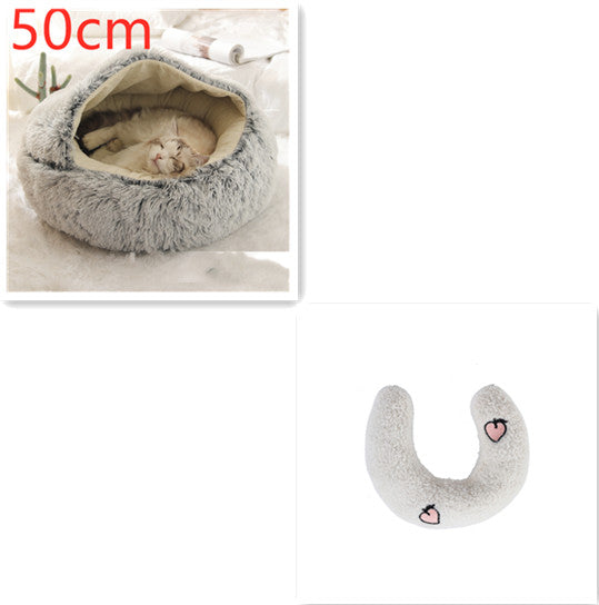 2 In 1 Long Plush Pets Bed