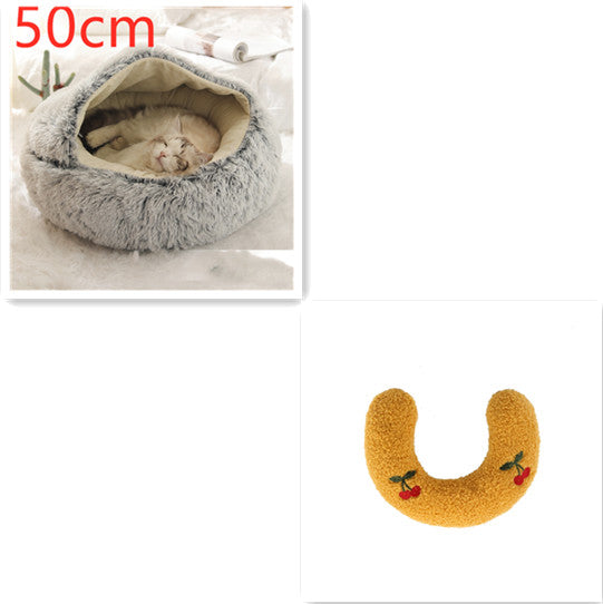2 In 1 Long Plush Pets Bed