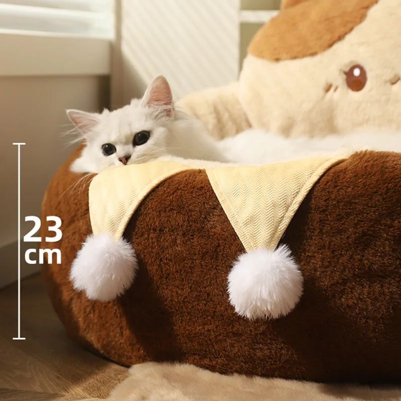 Round Winter Warm Deep Bed