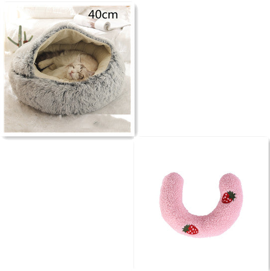 2 In 1 Long Plush Pets Bed