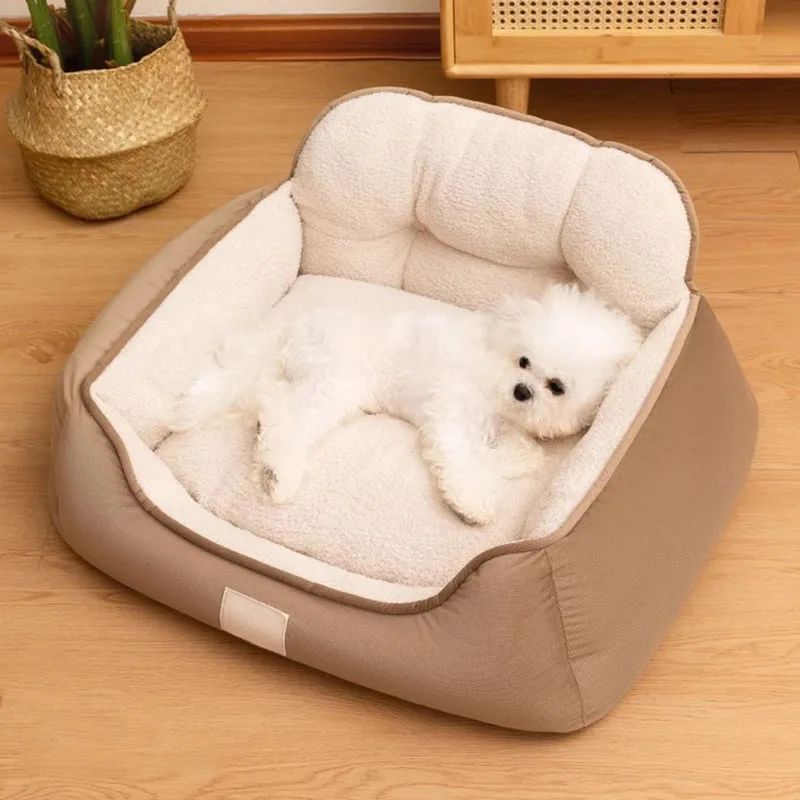 Cozy Plush Pet Warm Washable Bed