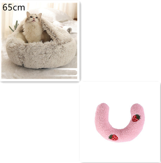 2 In 1 Long Plush Pets Bed