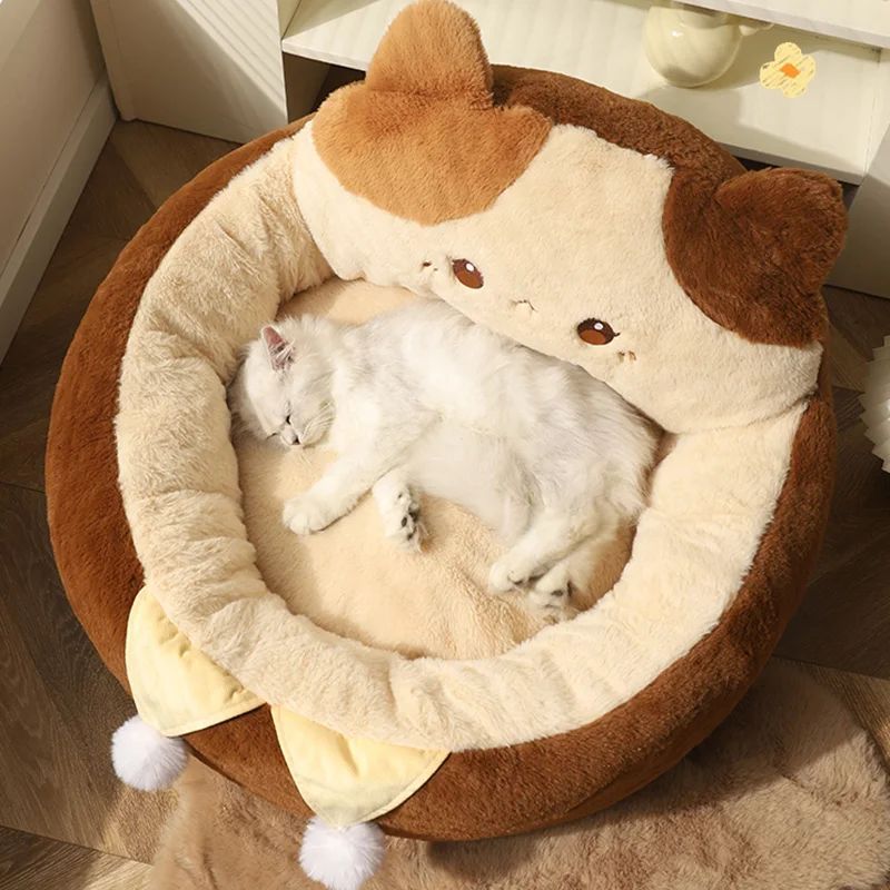 Round Winter Warm Deep Bed