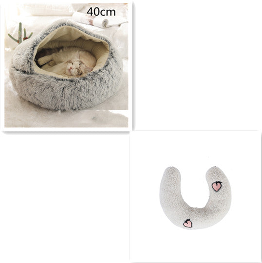 2 In 1 Long Plush Pets Bed