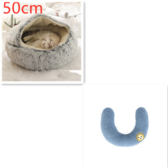 2 In 1 Long Plush Pets Bed