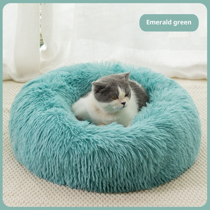 Pet Plush Winter Warm Bed