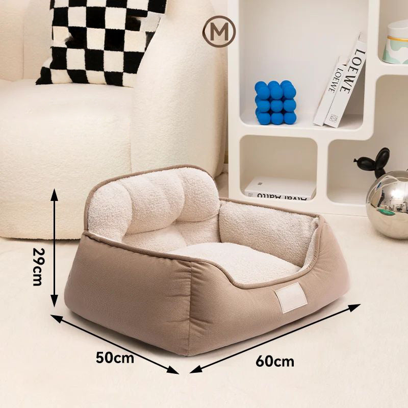 Cozy Plush Pet Warm Washable Bed